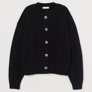 Rhinestone-Button Cardigan from H&M